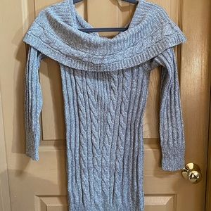 Gray Sweater Dress
